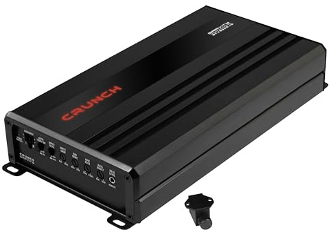 CRUNCH GTX3000.1D Amplificador digital monoclase D con 3000 W máx. | Mini Amplificadores de gravedad | Audio de Coche CRUNCH ilimitado