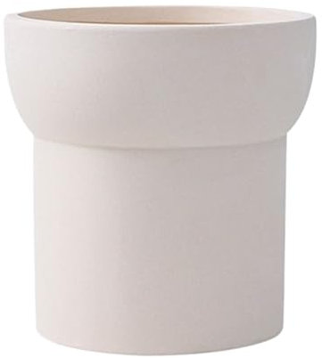 Poludatly Pot de Fleurs en céramique avec Drainage – Conteneur pour d'intérieur émaillées avec Trous de Drainage pour Sol de Table, Cactus, Aloe Monstera, orchidée,
