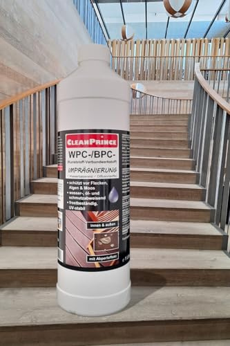 CleanPrince WPC und BPC Imprägnierung 0,5 Liter transparent gebrauchsfertig farblos | Kunststoffverbundwerkstoff Terrassen Böden Dielen Schutz Imprägniermittel