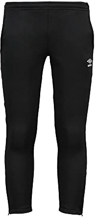 UMBRO Force Logo Pant Jnr Pantaloni Lunghi, per Bambini, Bambino, 96187I, Nero, 12