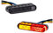 Germany Motorsports LED 3in1 Mini Rücklicht Bremslicht Blinker Shorty schwarz getönt 12V egeprüft