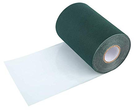 TOPINCN 2 Colores 150Mm * 10M Cinta Costura Césped Artificial Cinta Césped Alfombra Hierba Cinta Adhesiva Hierba(Verde)