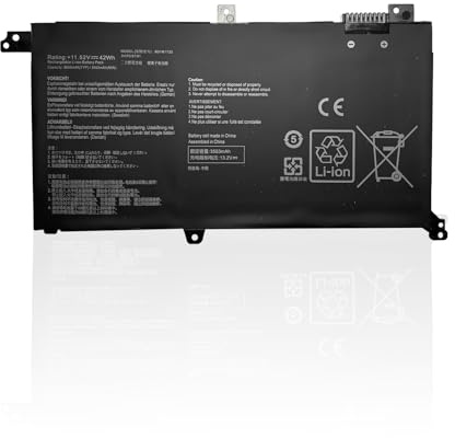 7XINbox 11.52V 42Wh B31N1732 B31Bi9H 3ICP5/57/81 Laptop Akku Ersatz für Asus Vivobook S14 S430FA S430FN S430UF S430UA X430FN X430UF X430UN X571G X571GD X571GT FX571GT FX571LH FX571LI F571GD F571GT