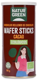 NaturGreen Barquillos Rellenos de Choco, 140g (Bio)