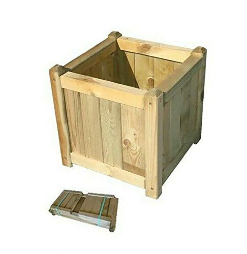 Veracruz Jardinière en bois 40 x 40 x 40 x 40 x 40 cm – en pin imprégné