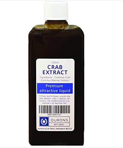 OURONS Pure Crab Extract Liquid - Premium Carp Feed & Bait Attract
