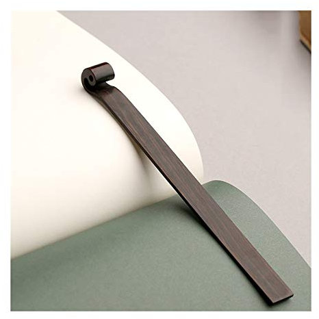 KIZQYN Lesezeichen Lesezeichen, Holzhandgefertigte Skulptur Natural Wood Lesezeichen, ist EIN einzigartiges Geschenk for Lehrer, Studenten, Männer und Frauen Buch Markierungen (Color : B)