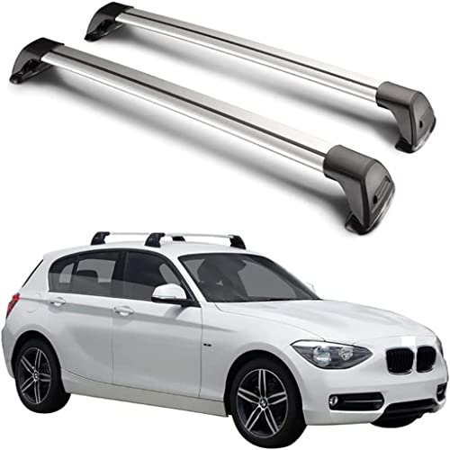 HOWENG Barres Toit Voiture Rail Cross Aluminium,pour BMW 5 Series F10 2010-2016 Rails Support Barre Transversale Automatique Porte-Bagages sur Toit Support Vélo Transport Supérieur