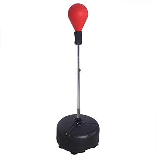 Punchingball Boxsack Standboxsack Erwachsene Boxbirne 120-160cm Höhenverstellbarer Boxausrüstung Stehend Stand Standbox Trainer Fitness Workout-Ausrüstung