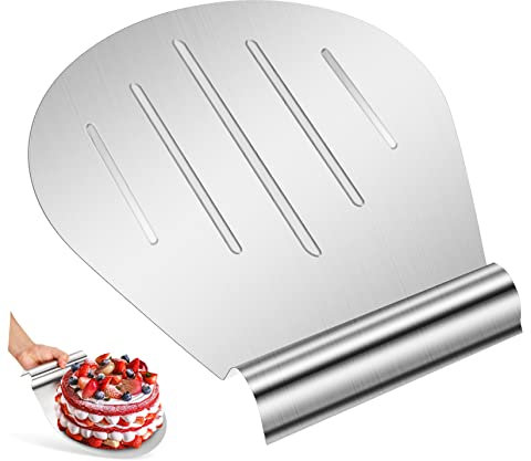 FUNOMOCYA Stainless Steel Cake Rack with Good Bearing Capacity and Multi-purpose Use, Silver Sturdy Cake Lifter for Baking and Serving in Kitchen