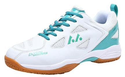 Kraftpaid Badminton Hallenschuhe,Tischtennis Schuhe Herren,Atmungsaktiv Badminton Schuhe,Tischtennis Turnschuhe,Herren-Volleyballschuhe,Leichte Badminton-Sportschuhe,Atmungsaktive Tennis-Sportschuhe