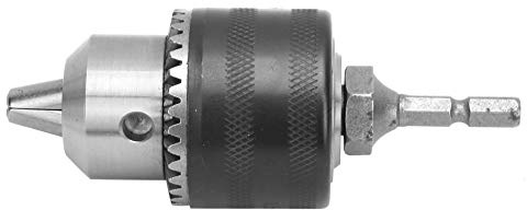 Portabrocas de 1/2-20UNF, Rango de Sujeción del Portabrocas de 1,5 a 13 Mm Roscas de Montaje de 1/2-20UNF Portabrocas Tipo Llave con Vástago Hexagonal para Portabrocas