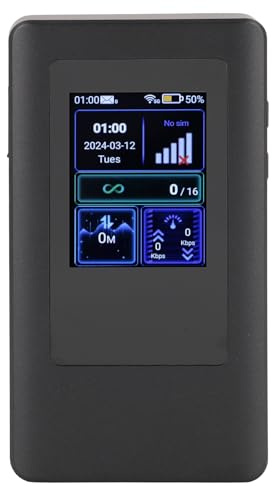 Routeur Mobile 5G Double Bande Gigabit - Hotspot WiFi Portable 4400mAh pour Téléphone et Tablette