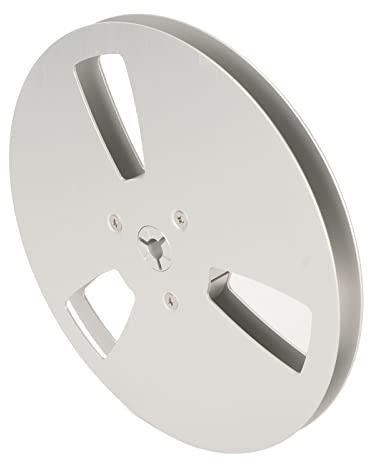Carrete Vacío de Cinta, Carrete de Recogida Vacío Carrete Vacío de 1/4 de 7 Pulgadas Carrete de Recogida de 1/4 de 7 Pulgadas a Carrete Cubo Pequeño Aleación de Aluminio Vacío