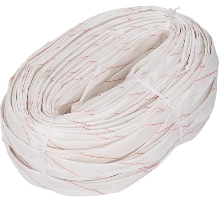 Guaina per Cavo in Fibra di Vetro, Lunghezza 100 M, Diametro Interno 12 Mm, Guaina Intrecciata Flessibile Resistente Al Calore e Al Taglio, per Cablaggio Elettrico