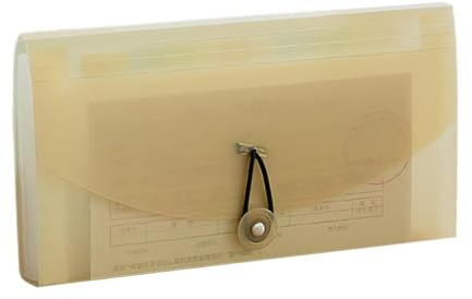 Akkardeon Aktenordner, Fächermappe mit 13 Fächern, Tragbarer Klappordner mit Laschen für Monatliche Papierbelege, Wasserdichter Dokumenten Organizer im A5-Format, für Einzahlungsscheine und Rechnungen