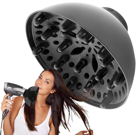 Difusor Para Secador De Rizado - Cabezal Difusor Ajustable Para Secador De Cabello - Tamaño Ajustable De 3.5 Cm A 6.6 Cm, Accesorios Estilismo Para Viaje, Peluquería, Casa Y Estética