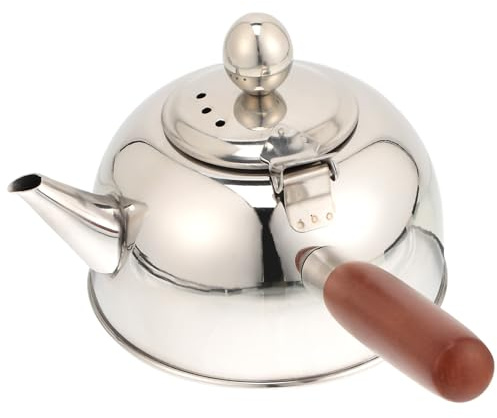 NOLITOY Bouilloire Cuisine 500 Ml en Acier Inoxydable 304, Bouilloire Sifflante avec Manche Latéral, Compatible Plaques à Induction et Gaz, Accessoire de Thé pour Usage Quotidien