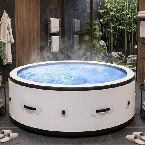 Spa Gonfiabile Riscaldata 4–6 Posti, 150 Getti, 40 °C, 206 × 71 cm, LED