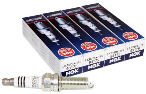 NGK LKR7DIX-11S Iridium IX Zündkerze (93175 Iridium Ix), 4 Stück