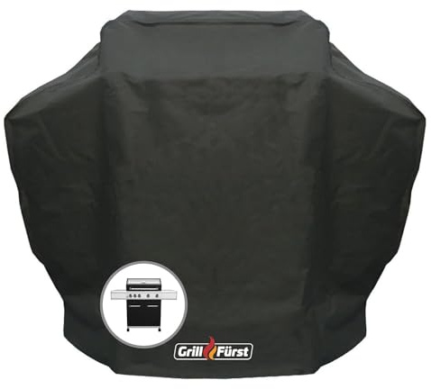 Grillfürst Grill Abdeckhaube - robuste Grill-Abdeckung 138 x 54 x 113 cm, wetterfest und wasserdicht, Abdeckung Gasgrill für die Grillfürst Gasgrillmodelle G410 / G510 / G520 / G521
