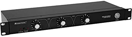 OMNITRONIC ISO-23 MK2 DJ-Isolator | 3-Band-Frequenzisolator mit Kill-Funktion und Bypass für DJs