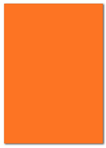 100 Blatt DIN A5 Papier - Orange - 120gr - 14,8 x 21cm - Bastelbogen Tonpapier Bastelpapier Briefbogen - FarbenFroh by GUSTAV NEUSER