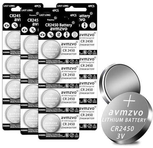 CR2450 button cell 3 V lithium button cell batteries CR 2450 batteries pack of 16