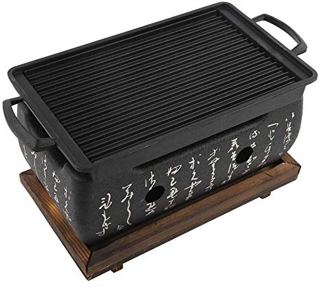 Grill,Japanese Grill,Japanese Charcoal Grill,Japanese Charcoal Grill,Electric Charcoal Grill Rectangular Furnace, Japanese Cuisine, Charcoal Stove, Japanese Barbecue Alcohol Stove