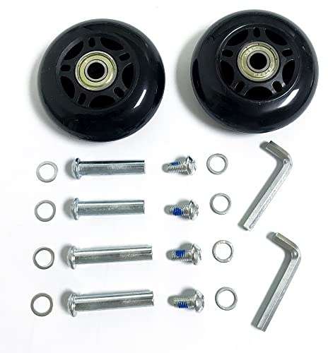 LOTOWELZON Luggage Suitcase Replacement Wheels OD90xID8xTHK24mm/3.54x0.94in