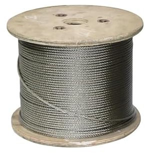 Drahtseil 100 Meter 304 Edelstahl-Drahtseil, weiches Kabel, Angeln, Wäscheleine, for Heben, rostfrei, Schnurdurchmesser 0,3–8 mm (Size : 50 Meter, Color : Diameter 5mm)