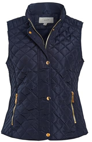 SS7 Womens Gilet Bodywarmer Jacket Quilted Navy