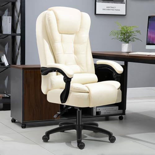GLFNB Schaukelstuhl-Sessel, Gaming-Stuhl für Erwachsene, Boss-Arbeitsstuhl mit Rollen, Leder-Chefbürostuhl, Stühle mit hoher Rückenlehne für das Wohnzimmer, Computerstuhl mit Rückenlehne, ergonomi