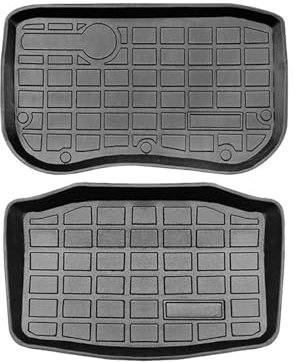 Accessori prodotti for interni Tappetini for timone destro, tappetino for bagagliaio e tappetino for vano portaoggetti Compatibili con Tesla Model 3(Storage box mat17-20)