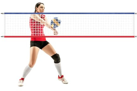 Ranley Schwimmbad Volleyballnetz | 4,5 x 0,9 Meter Wasserdichtes Volleyballnetz Für Aufstellpool,wasserdichte Ersatzteile Für Badminton Oder Tennis Draußen Im Garten