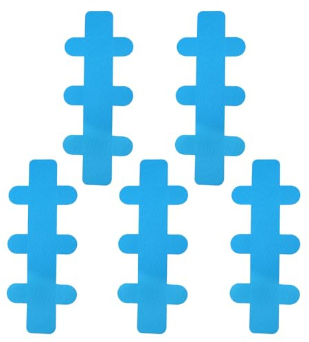 RGYBAO Lot de 5 bandes de kinésiologie pour tendon du talon - Respirantes - Pour cheville - Facile à utiliser - Sports kinésiologiques - Muscle athlétique pour tendon du talon