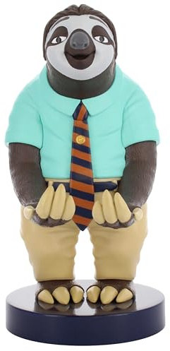 Cable Guys Zootropolis Flash the Sloth Controller Holder & Phone Stand - Gaming Accessories for Room and Desk Setup, Holder Compatible with Xbox, PlayStation & Most Standard Game Controllers