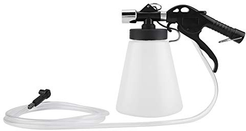 Generic Professionell Bilbromsavluftningssats Pneumatisk Bromsavluftningsverktygssats Luftdrivet Hydraulsystem Spolpåfyllning för Mekaniker Garageverkstad Vit Svart 12,3 X 7 X 15 Cm