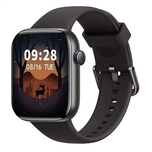 Smartwatch Damen Herren, 1,85 HD Touch Fitnessuhr mit Telefonfunktion, 140+Sportmodi Smart Watch Fitness Tracker mit Pulsmesser Schlafmonitor Schrittzähler, IP68 Wasserdicht Sportuhr für iOS Android