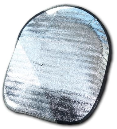 EUROtops Lenkrad Hitzeschutz Sonnen & Hitzeschild, Schnell montierbar | Universal Lenkradschutz 45x46 cm, Hitzeschutz für Lenkrad & UV Schutz, Effizienter hitzeschutz, Universalpassform