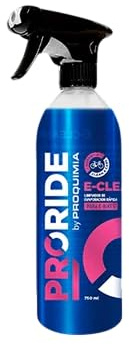 PRORIDE E-Cleaner Limpiador de Componentes Electrónicos para Bicicletas | Evaporación rápida sin residuos | Desplaza la humedad | Seguro para plásticos, gomas y superficies pintadas | 750ml