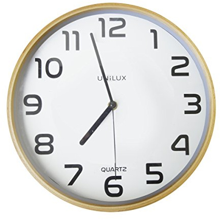 Unilux Wanduhr Baltic, 31,5cm, Holz