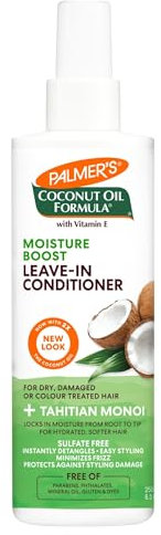Coconut Oil Leave-in Conditioner by Palmers for Unisex - 8.5 oz Conditioner - (Pack of 2)