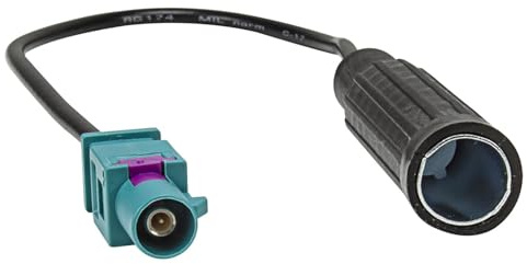 tomzz Audio 1500-051 Fakra (M) Antennenadapter Stecker auf DIN Kupplung (F) Buchse