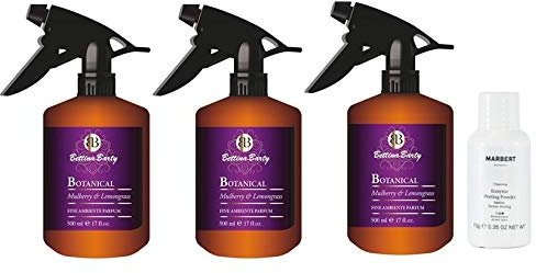 Bettina Barty Mulberry & Lemongrass Raumduft 3 x 500 ml + Marbert Enzyme Peeling Puder 10 g Gratis