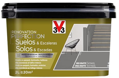 V33 Esmalte Renovation Perfection Suelos Gris Grafito Satinado 2L