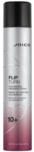 Joico Flip Turn Volumizing Finishing Spray | For Most Hair Types | Humidity Protection | Hold Level 10+ | Protect Against Pollution & Harmful UV | Paraben & Sulfate Free | 72 Hour Hold | 300mL