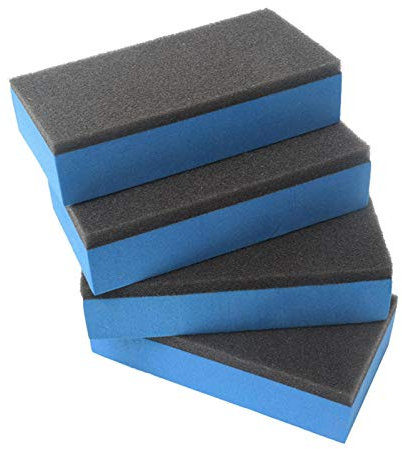 Monshop Revêtement en Céramique pour Voiture - Tampons Applicateurs Couche Cire Nano, Éponge pour Revêtement Rapide