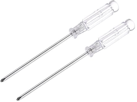 sourcing map Mini Phillips Screwdriver, 3.0mm Cross Head 115mm Length for Small Appliances Repair, 2 Pcs
