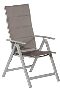 Yoursol by Merxx 2er-Set Klappstuhl Taviano, Aluminium, Klappsessel, Verstellbarer Gartenstuhl